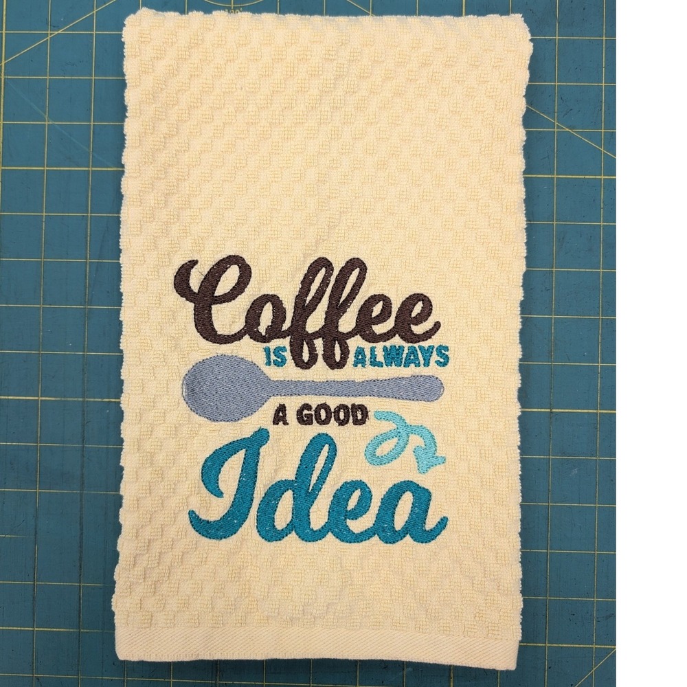Coffee Is Always a Good Idea Kitchen Bath Bar Hand Towel Coffee Theme Kitchens
